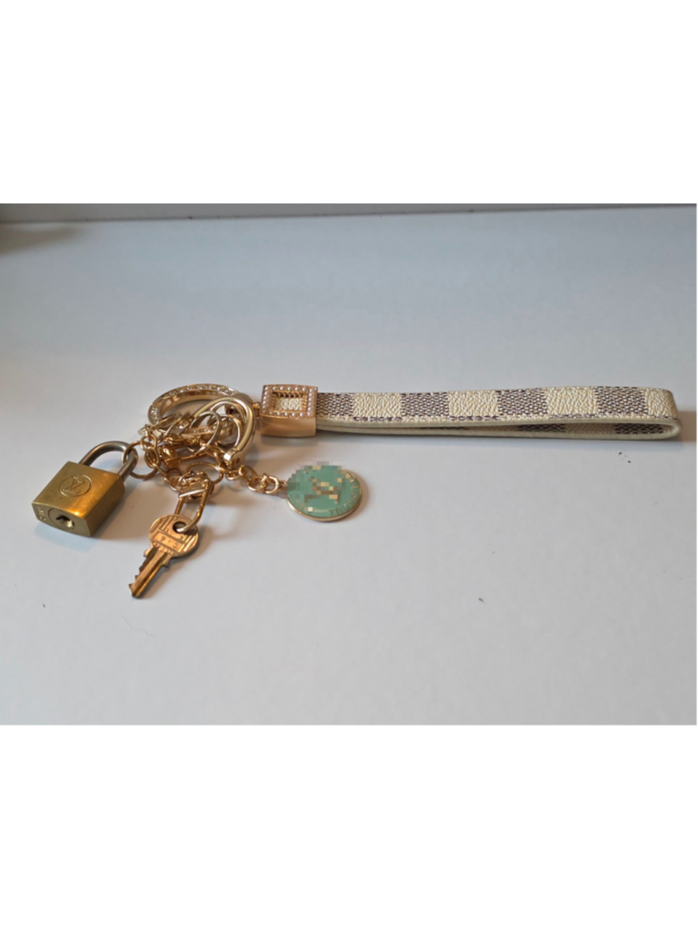 OHKYOOT Wristlet Bag Charm | Authentic Louis Vuitton Lock & Key 210